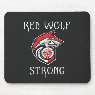 Red Wolf Strong Mousepad