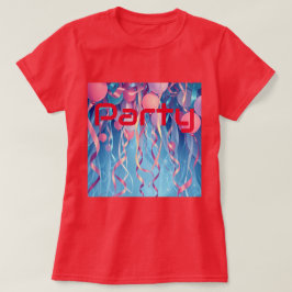 Red Women's Party T - Shirt