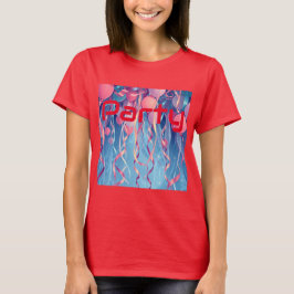 Red Women's Party T - Shirt