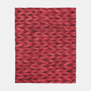 Red Wool: Texturhintergrund streichen. Fleecedecke