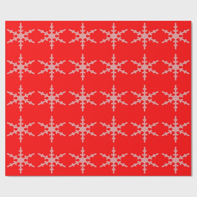 Red Wrapping Paper Geschenkpapier (Flach)