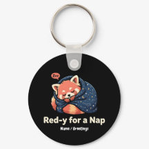 Red-y For A Nap Cute Sleepy Red Panda Kawaii