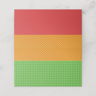 Red yellow and green Juneteenth flag pattern Treuekarte