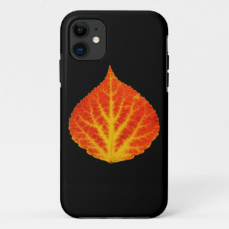 Red & Yellow Aspen Leaf #10 iPhone 11 Hülle