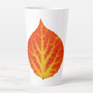 Red & Yellow Aspen Leaf #10 Milchtasse