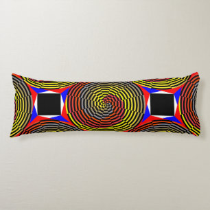 Red Yellow Blue Spiral von Kenneth Yoncich Seitenschläferkissen