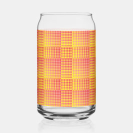Red Yellow Checker Abstract Pattern Dosenglas