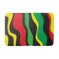Red Yellow Green Black Rasta Wave