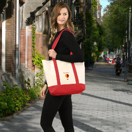 Red Yellow New Mexico Zia Hot Air Ballon Tragetasche