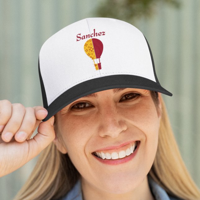 Red Yellow New Mexico Zia Hot Air Ballon Truckerkappe (Von Creator hochgeladen)