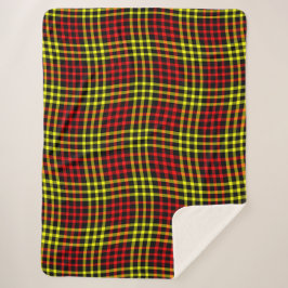 Red Yellow Plaid Checker Seamless Pattern Sherpadecke
