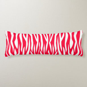 Red Zebra Print Seitenschläferkissen