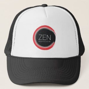 Red Zen Trucker Hat Truckerkappe
