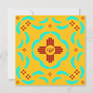 Red Zia Symbols New Mexico Türkis Feathers