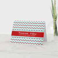 Red Zickzack Administrative Professionals Day Card