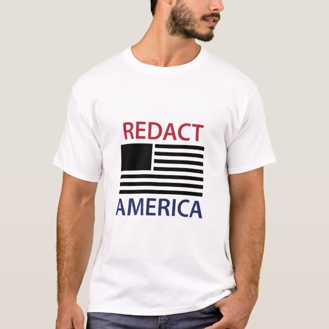 REDACT AMERICA T-Shirt (Vorderseite)