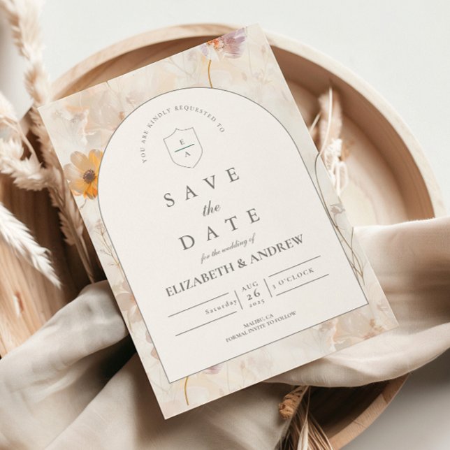Redaktion Wildflower-Hochzeit Save The Date (Von Creator hochgeladen)