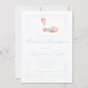 Redaktionell gestaltbare Bridal Luncheon/Dusche Ei Einladung