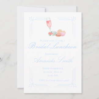 Redaktionell gestaltbare Bridal Luncheon/Dusche Ei Einladung