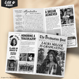 Redaktionelle Abschluss Zeitung Einladung