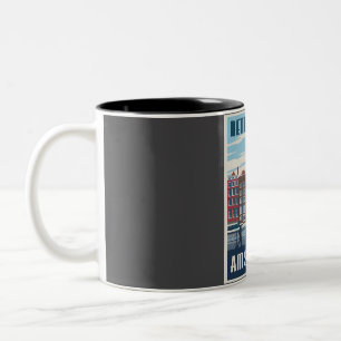 Redaktionsleiter Retro Gig Zweifarbige Tasse