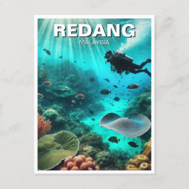 Redang Malaysia Scuba Diving Postkarte