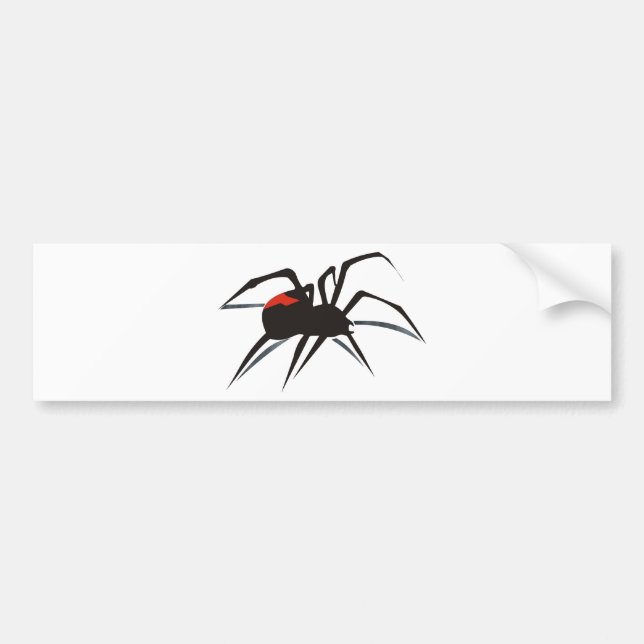 Redback-Spinne Autoaufkleber (Vorne)
