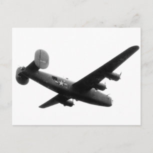 RedBallExpress Carpetbagger B-24 Liberator Postkarte