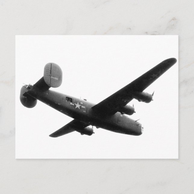 RedBallExpress Carpetbagger B-24 Liberator Postkarte (Vorderseite)