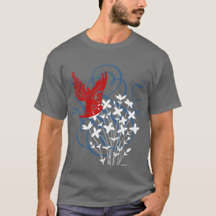 Redbird und Bluets (dunkel) T-Shirt