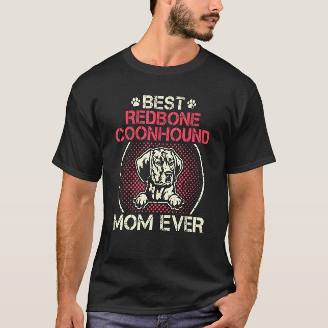 Redbone Coonhound Beste Redbone Coonhound-Mutter ü T-Shirt (Vorderseite)