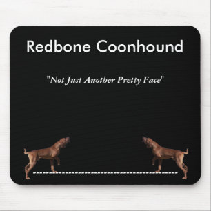 Redbone Coonhound Mousepad
