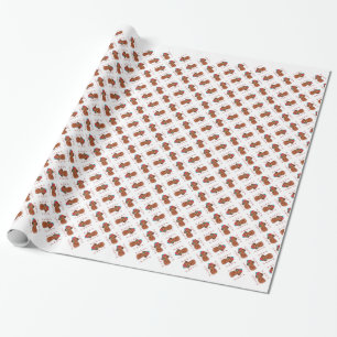 Redbone Coonhound Santa Paws Geschenkpapier