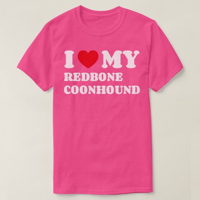 Redbone Coonhound T-Shirt (Design vorne)