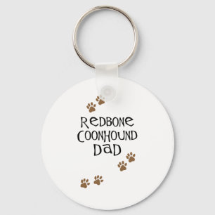 Redbone Coonhound-Vater Schlüsselanhänger