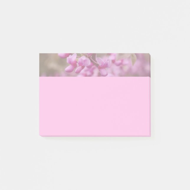 Redbud-Blüten Post-it Klebezettel (Vorderseite)