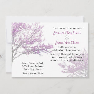 Redbud Tree Hochzeitseinladung Einladung
