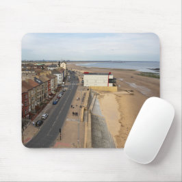 Redcar Beach vom Beacon aus Mousepad