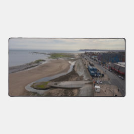 Redcar Beach vom Beacon aus Schreibtischunterlage
