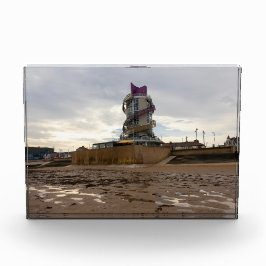 Redcar Strand und Beacon Fotoblock