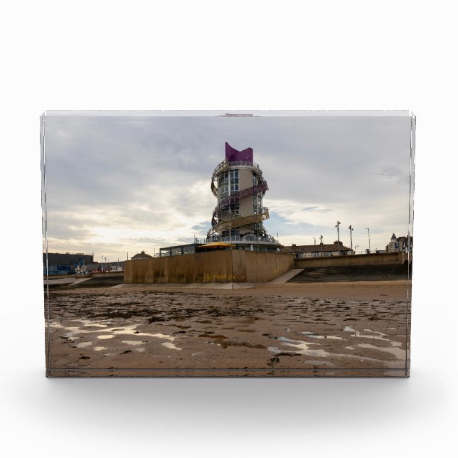 Redcar Strand und Beacon Fotoblock (Vorderseite)