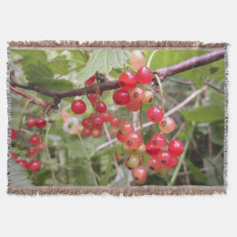 Redcurrant Throw Blanket Decke
