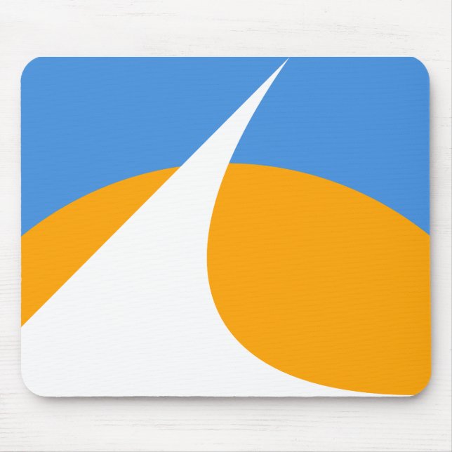 Redding-Flagge, Kalifornien Mousepad (Vorne)