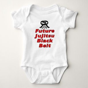 Redding JuJitsu Academy Future Black Gürtel Baby Strampler