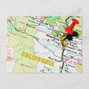 Redding, Kalifornien Postkarte