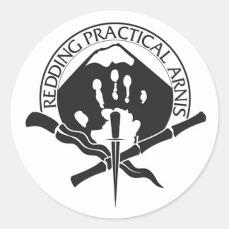 Redding Practice Arnis LOGO Runder Aufkleber