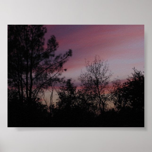 ReddingSunset Poster (Vorne)