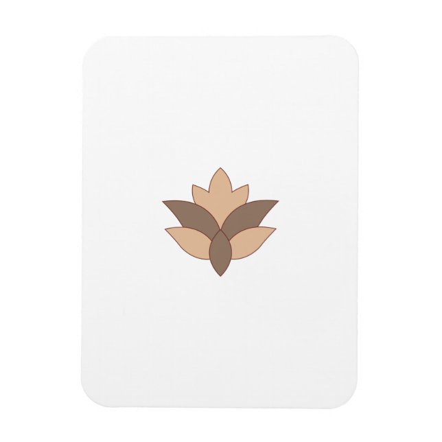 Reddisch Orange, orange Sprache Magnet (Vertikal)