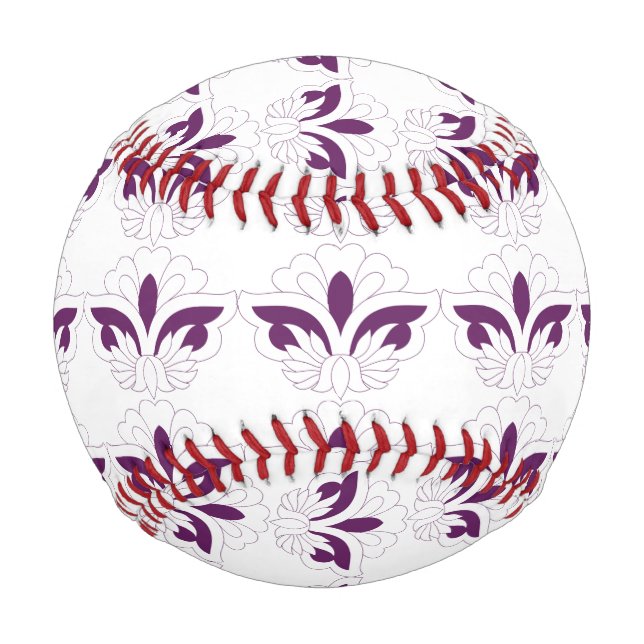 Reddish Magenta dekorativ Baseball (Vorderseite)