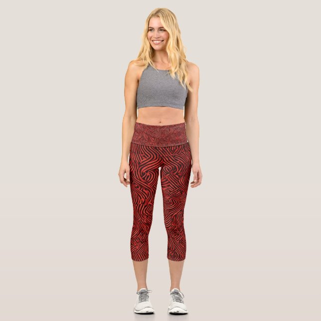 Reddrogan-Haut Capri Leggings (Vorderseite)
